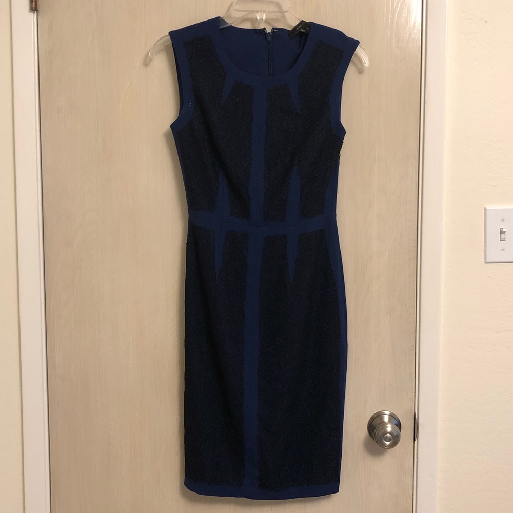 Navy & Black BCBG Dress
